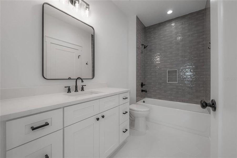 Furnished interior view inside a new home in , Tampa (Image 17). Furnished interior view inside a new home in , Tampa (Image 17).