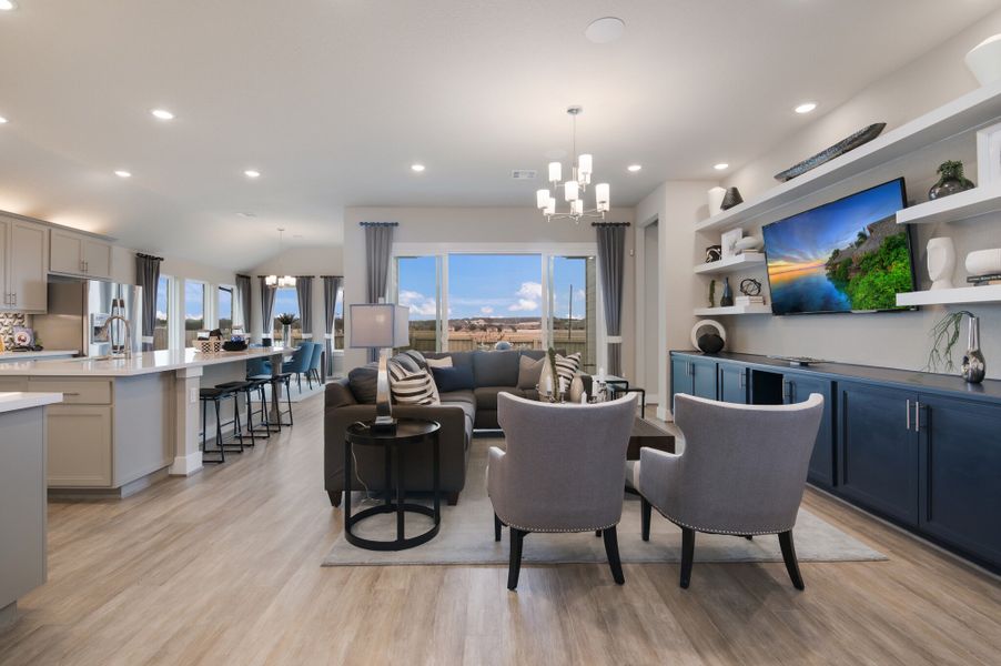 Furnished interior view inside a new home in Foxbrook, Boerne (Image 6).