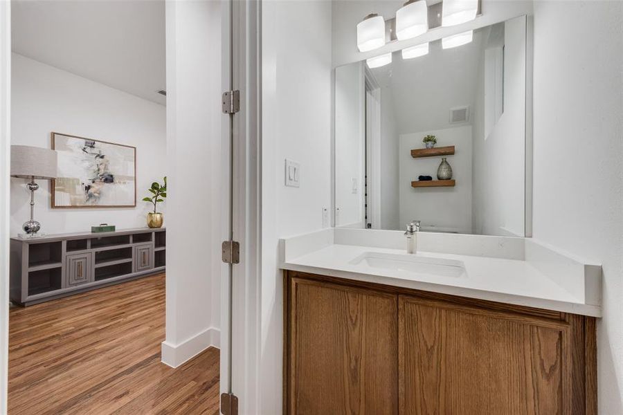 Furnished interior view inside a new home in , Dallas (Image 13).