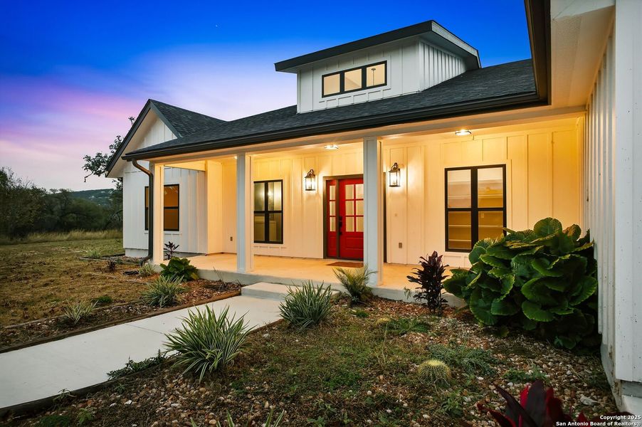 Exterior details and patio area of a home in , Bandera (Image 2). Exterior details and patio area of a home in , Bandera (Image 2).