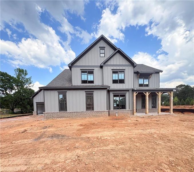 In-progress construction of a new home in The Tillery, Marietta, GA (Image 91).