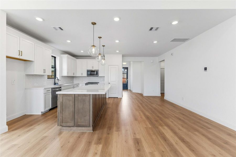 Furnished interior view inside a new home in Elyson, Katy (Image 5). Furnished interior view inside a new home in Elyson, Katy (Image 5).