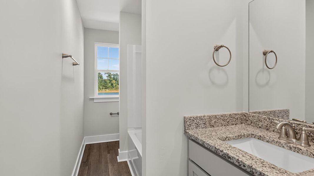 Furnished interior view inside a new home in Indigo Preserve Townhomes, Leland (Image 13).