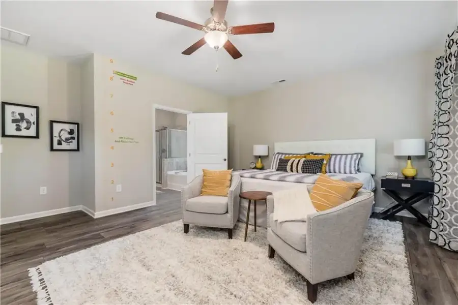 Furnished interior view inside a new home in Sagebrook, Powder Springs (Image 13).