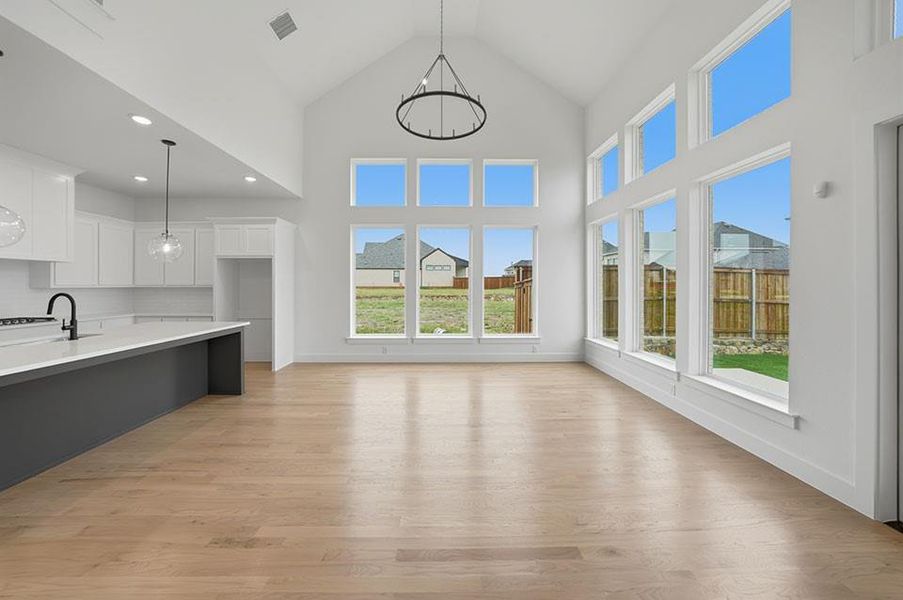 Spacious, unfurnished interior of a new home in The Homestead - 62', Rockwall (Image 23).
