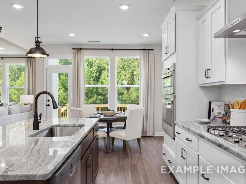 Representative furnished interior of a home built from the The Willow B by Davidson Homes LLC in Wendell Ridge, Wendell (Image 10).
