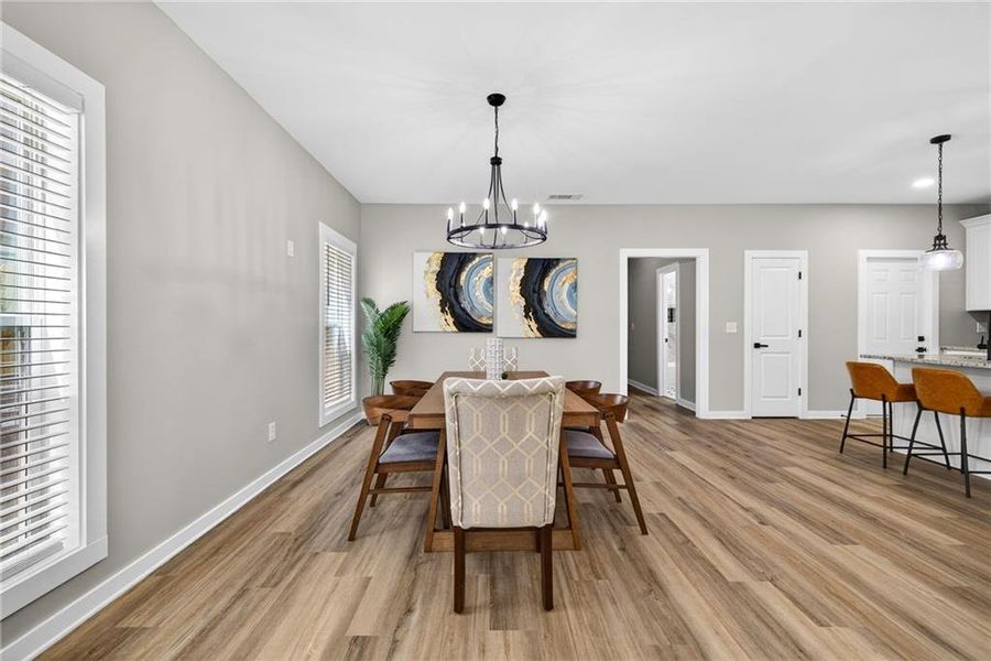 Furnished interior view inside a new home in , Hapeville (Image 6).