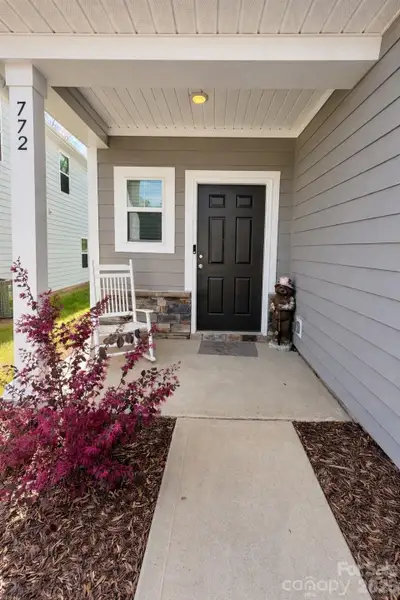 Exterior details and patio area of a home in Wilkerson Place, York (Image 3).