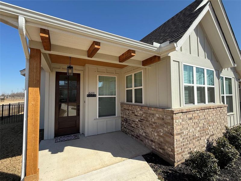 Exterior details and patio area of a home in , Granbury (Image 25). Exterior details and patio area of a home in , Granbury (Image 25).