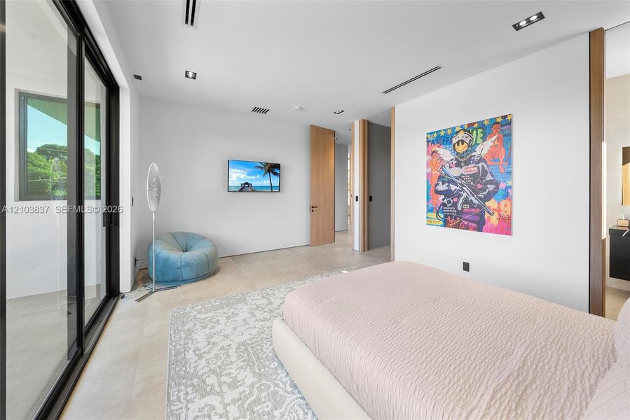 Furnished interior view inside a new home in , Miami (Image 15).