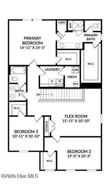 2D floor plan layout of this home in Providence Station at Trolley Run, Aiken, SC (Image 4). 2D floor plan layout of this home in Providence Station at Trolley Run, Aiken, SC (Image 4).