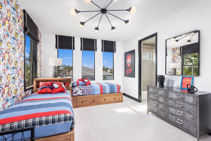 Representative furnished interior of a home built from the Mariana by GL Homes in Lotus Edge, Boca Raton (Image 16).