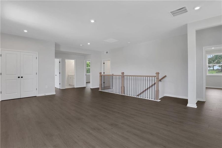 Spacious, unfurnished interior of a new home in The Paddocks at Doc Hughes, Buford (Image 30). Spacious, unfurnished interior of a new home in The Paddocks at Doc Hughes, Buford (Image 30).