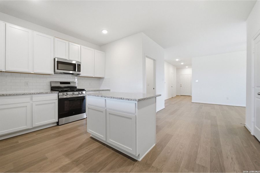 Furnished interior view inside a new home in Garden Grove, San Antonio (Image 5).