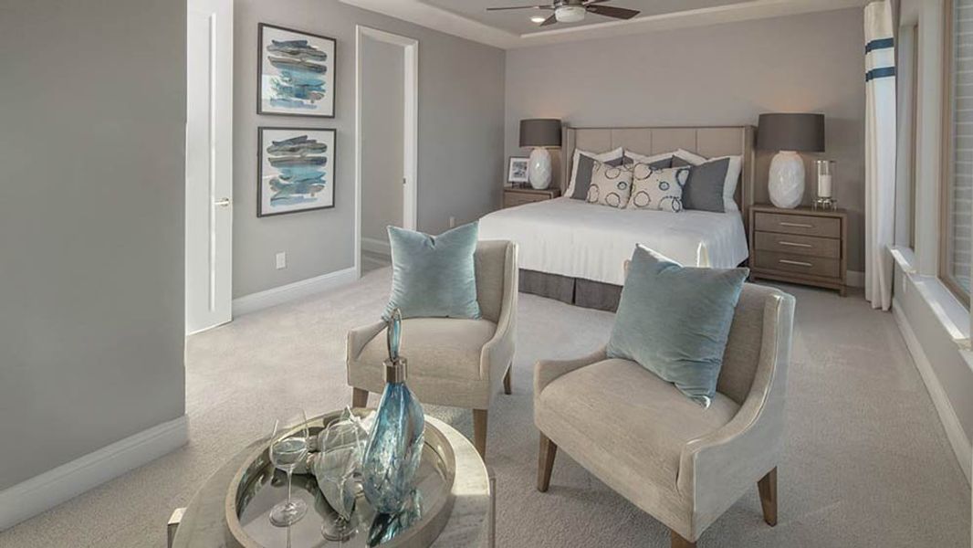 Representative furnished interior of a home built from the Amethyst by Taylor Morrison in Cross Creek Meadows 60s, Celina (Image 36).