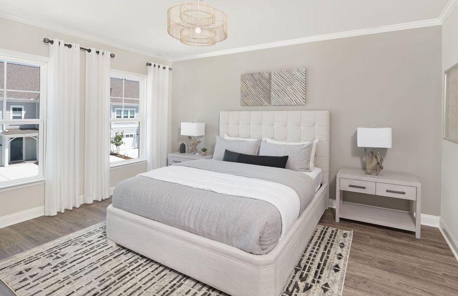 Representative furnished interior of a home built from the Byrnes 3 Story by Pulte Homes in Long Savanna, Charleston (Image 11).