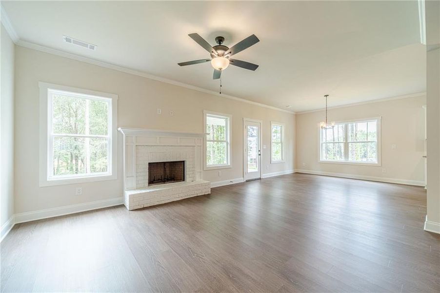 Spacious, unfurnished interior of a new home in , Covington (Image 24).