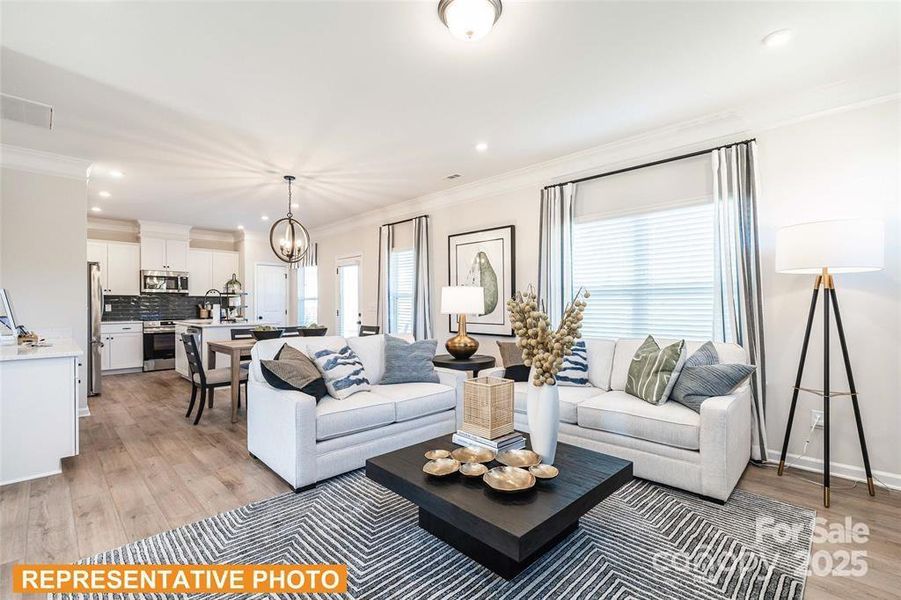 Furnished interior view inside a new home in Pine Bluff, Midland (Image 7).