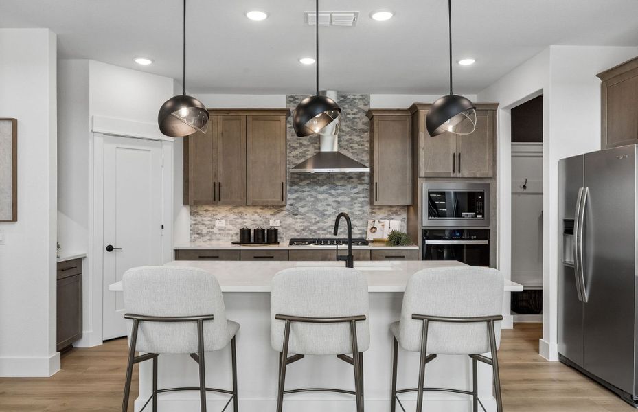 Representative furnished interior of a home built from the Rainier by Pulte Homes in Overland Grove, Forney (Image 21).