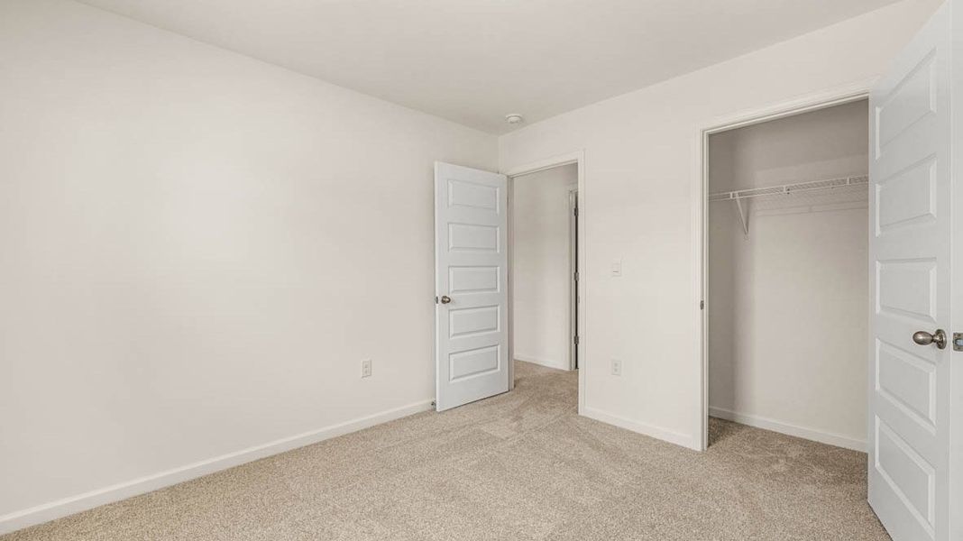 Representative unfurnished interior of a home built from the Dennis by D.R. Horton in Glenmaye, Hampton (Image 33).