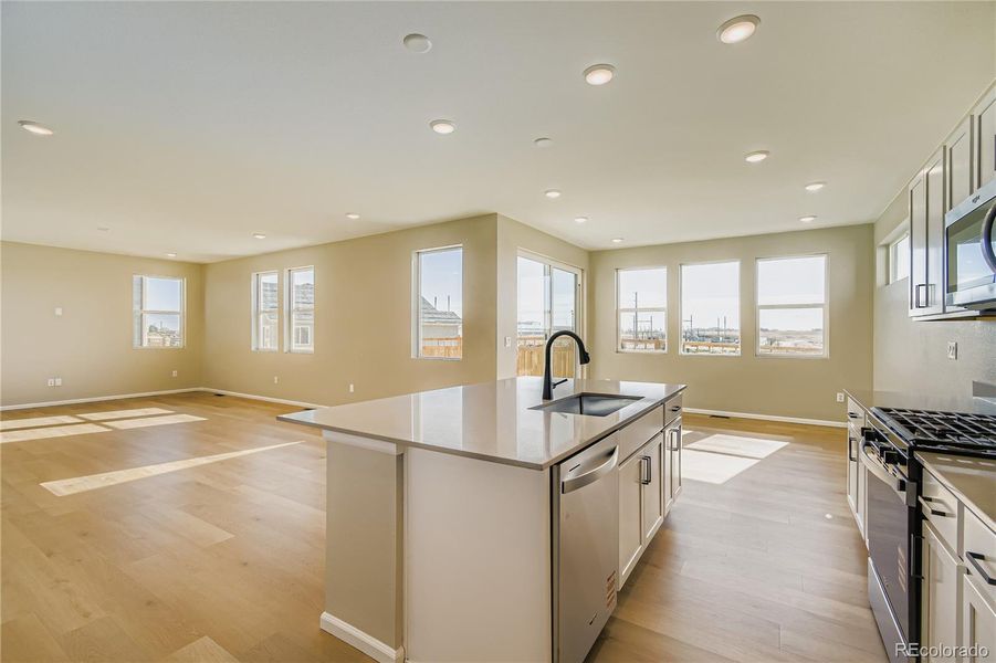 Large open floorplan