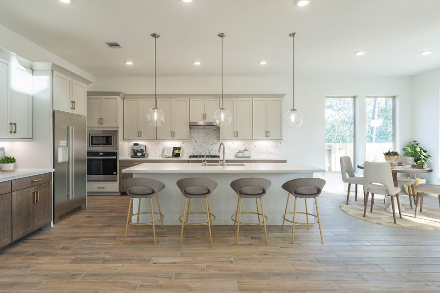 Representative furnished interior of a home built from the Northcliffe by Beazer Homes in Amira: Hilltop Collection, Tomball (Image 7). Representative furnished interior of a home built from the Northcliffe by Beazer Homes in Amira: Hilltop Collection, Tomball (Image 7).