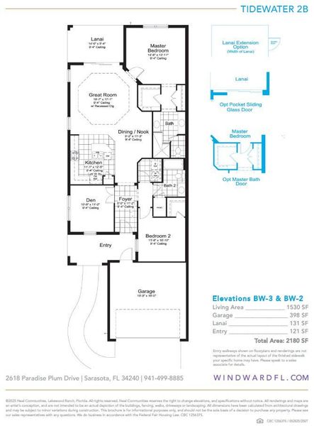 2D floor plan layout for the Tidewater 2B by Neal Communities in Windward Real Estate and Homes for Sale in Sarasota, FL - Neal Communities, Sarasota, FL (Image 5). 2D floor plan layout for the Tidewater 2B by Neal Communities in Windward Real Estate and Homes for Sale in Sarasota, FL - Neal Communities, Sarasota, FL (Image 5).