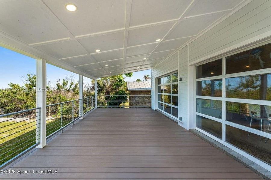 Exterior details and patio area of a home in , Grant-Valkaria (Image 18).