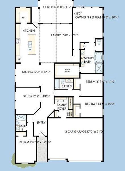 The success of a floor plan is the way you can move through it…You’ll be amazed at how well this home lives…We call it traffic patterns.