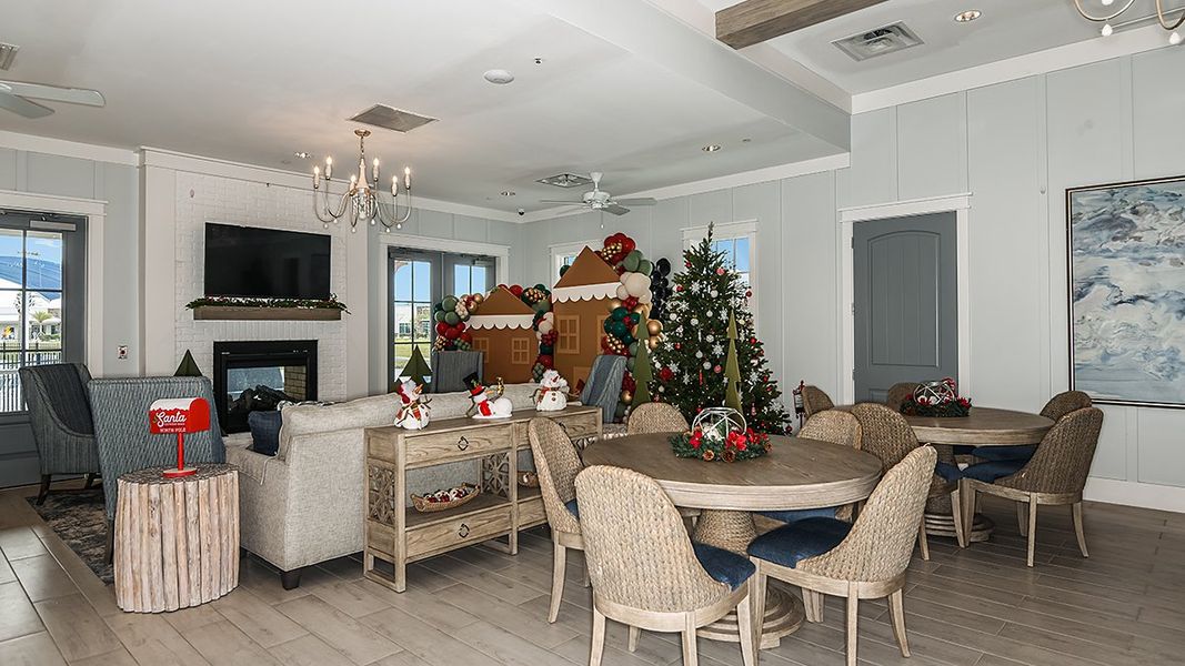 Furnished interior view inside a new home in Cherry Elm at SilverLeaf, St. Augustine (Image 14). Furnished interior view inside a new home in Cherry Elm at SilverLeaf, St. Augustine (Image 14).