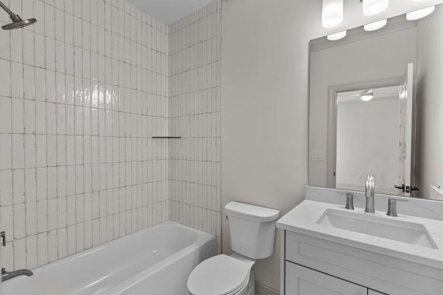 Furnished interior view inside a new home in , Braselton (Image 32).