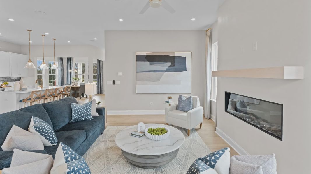 The Brockton Plan by DRB homes in Pineville, NC - Living Area The Brockton Plan by DRB homes in Pineville, NC - Living Area
