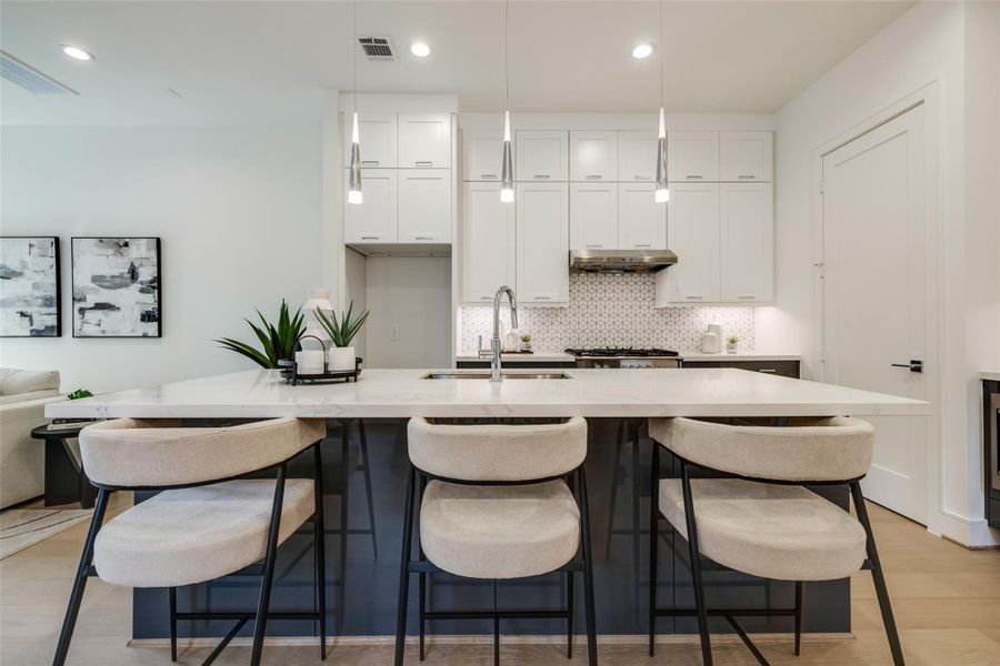Furnished interior view inside a new home in , Houston (Image 6).