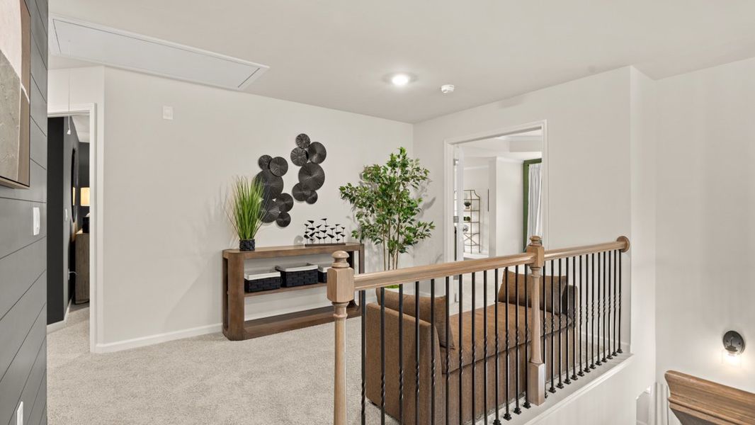 Representative furnished interior of a home built from the GRAYSON by D.R. Horton in Haven Abbey, Cumming (Image 45).