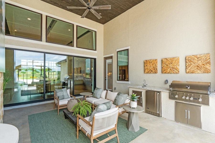 The Gracelyn Outdoor Living Area The Gracelyn Outdoor Living Area