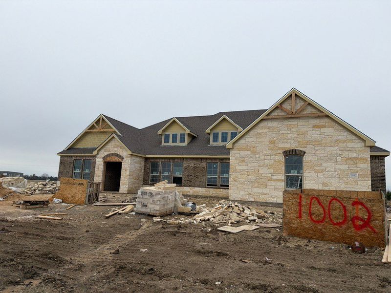 In-progress construction of a new home in Grayson Ridge, Van Alstyne, TX (Image 3). In-progress construction of a new home in Grayson Ridge, Van Alstyne, TX (Image 3).