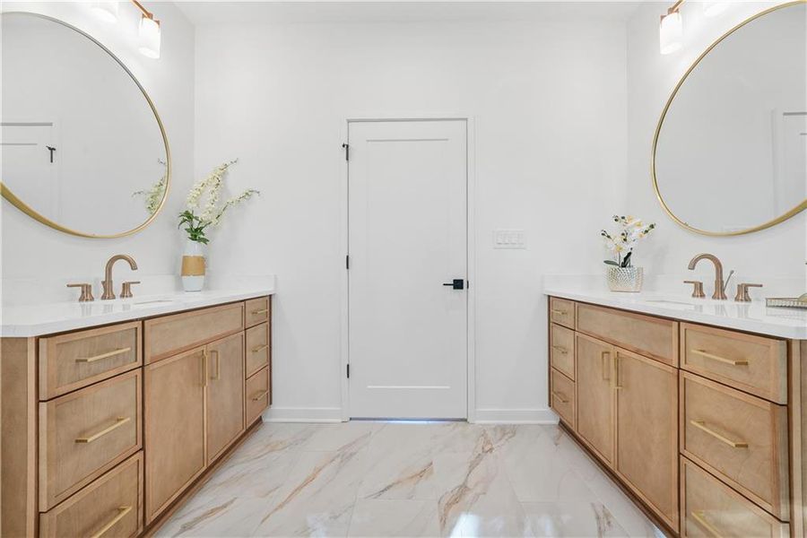 Furnished interior view inside a new home in , Atlanta (Image 31). Furnished interior view inside a new home in , Atlanta (Image 31).