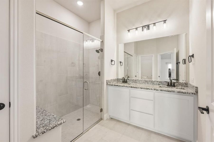 Furnished interior view inside a new home in The Retreat at North Grove 60, Waxahachie (Image 6).