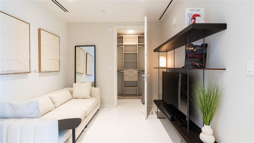 Furnished interior view inside a new home in , Miami (Image 26).