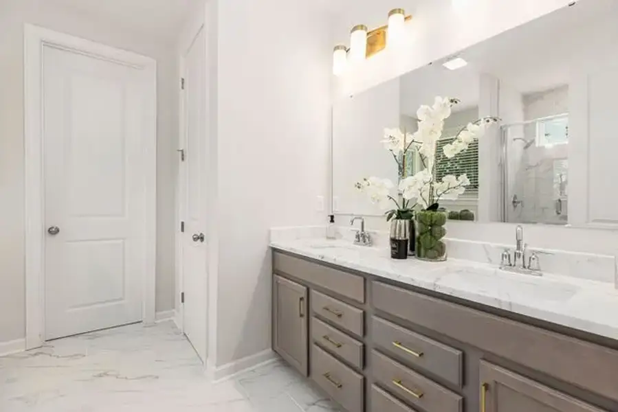 Representative furnished interior of a home built from the Huntley by True Homes in Deerwood Place, North Charleston (Image 7).