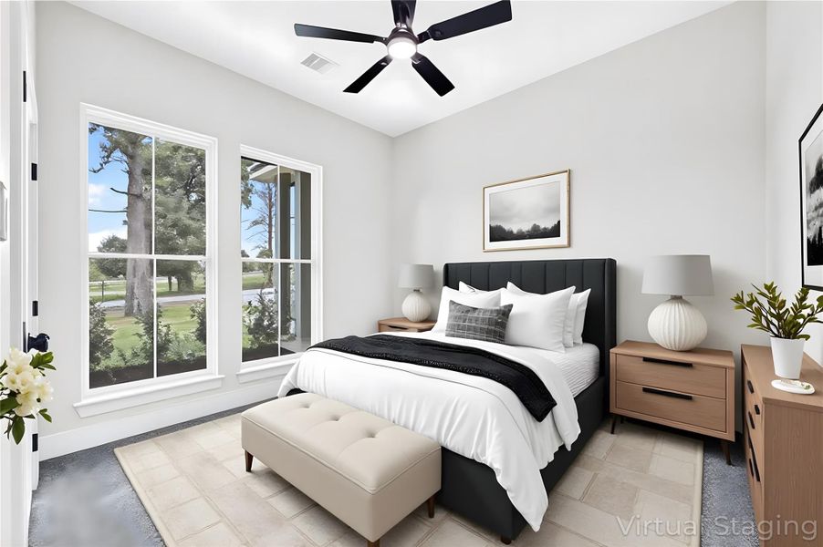 Furnished interior view inside a new home in , Plantersville (Image 17).
