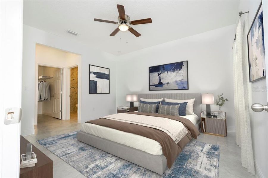 Furnished interior view inside a new home in , Dunnellon (Image 14).