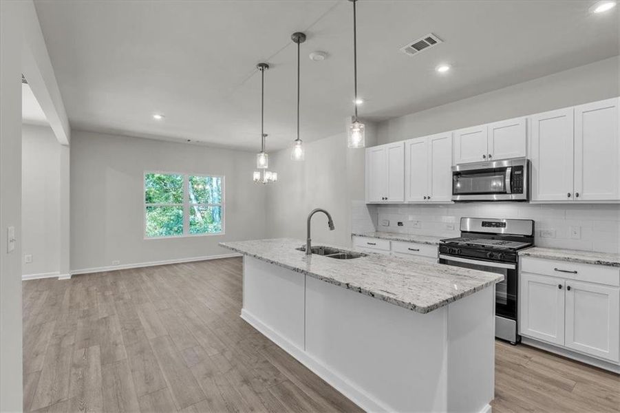 Furnished interior view inside a new home in Sweetlake Grove, Mableton (Image 4).
