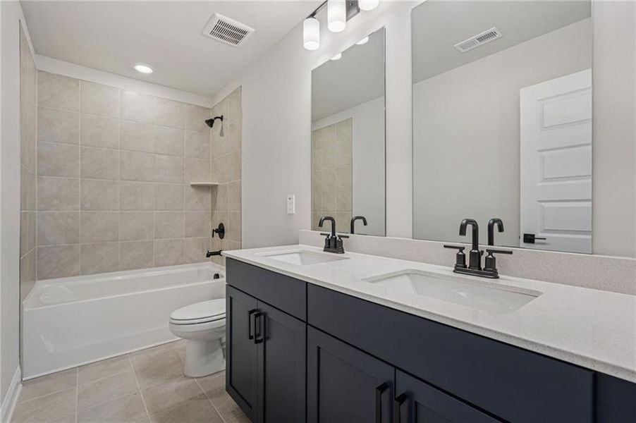 Furnished interior view inside a new home in Hemingway - Reserve Series, Cumming (Image 14).