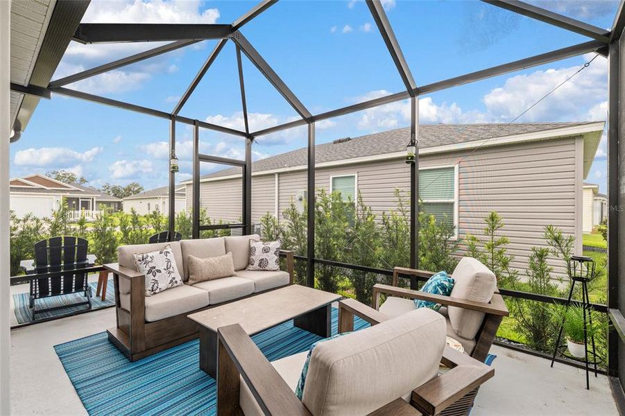 Exterior details and patio area of a home in , The Villages (Image 27).