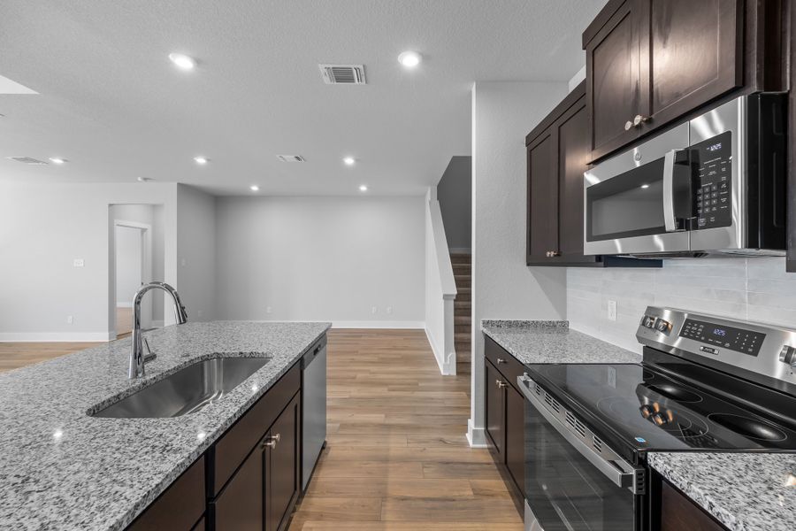 Furnished interior view inside a new home in Hartrick Ranch, Temple (Image 4).