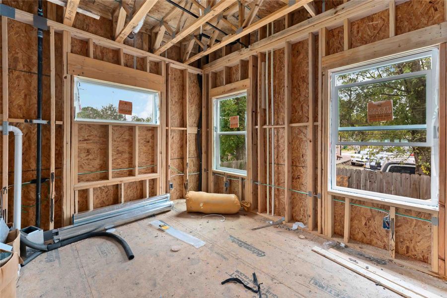 In-progress construction of a new home in , Houston, TX (Image 28).