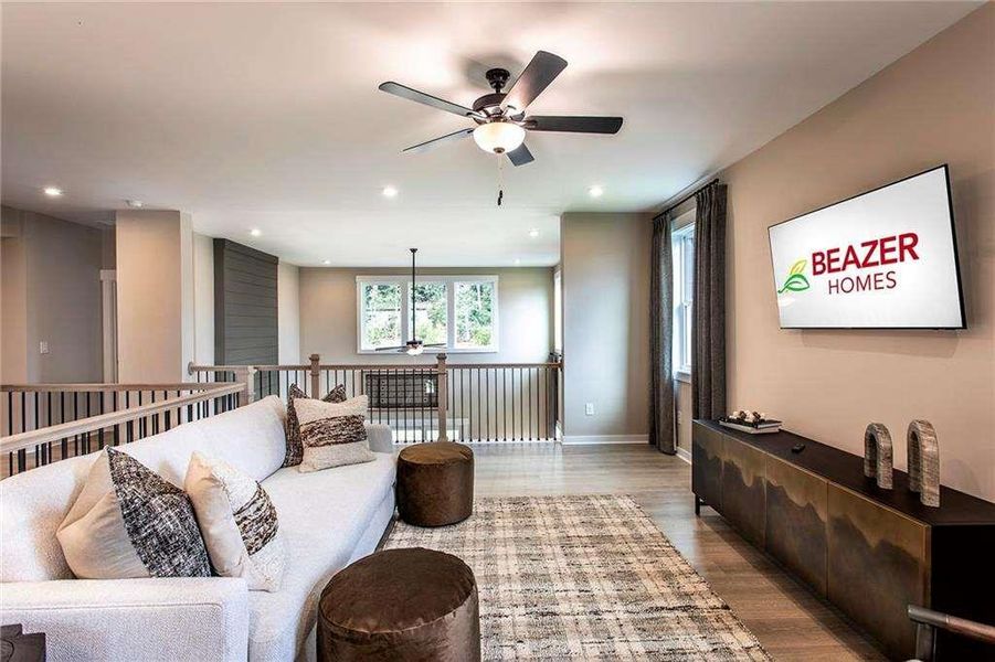 Furnished interior view inside a new home in The Paddocks at Doc Hughes, Buford (Image 12).