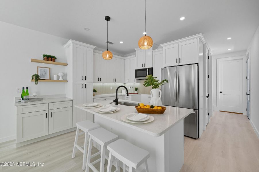 Furnished interior view inside a new home in , Jacksonville Beach (Image 7).