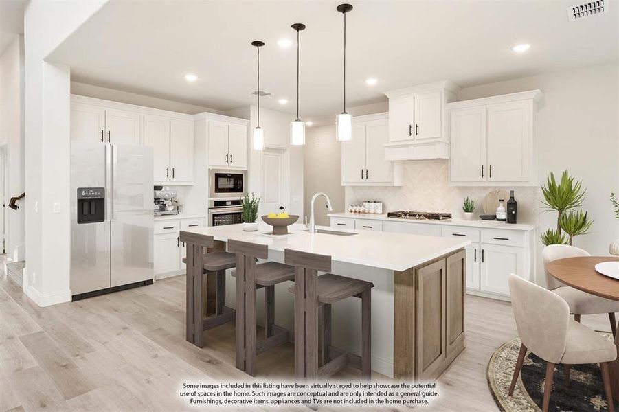 Furnished interior view inside a new home in Glenwood Meadows, Argyle (Image 12).